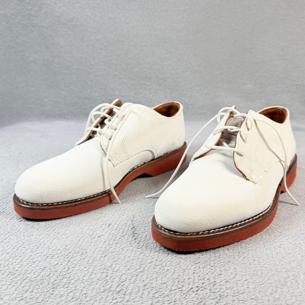 Polo Ralph Lauren Mens 8 White Suede Team USA Official Outfitter Buck Shoes